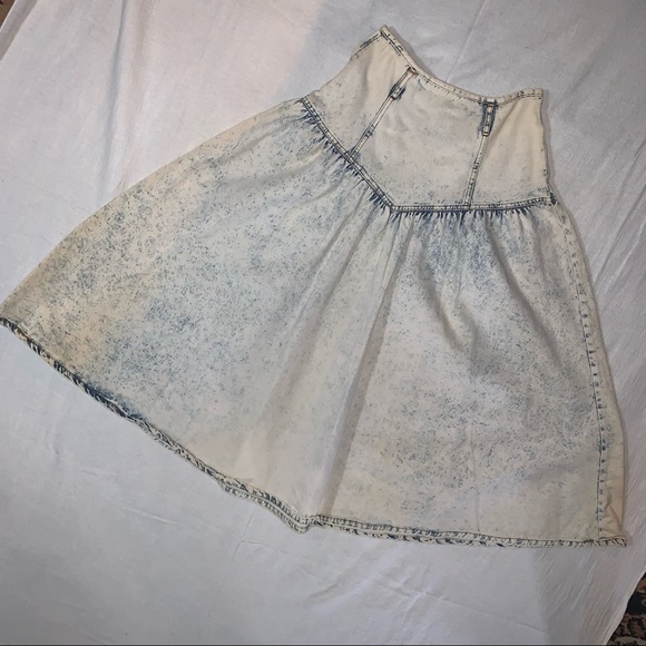 Vintage 80’s Denim Stone Washed Skirt - Picture 5 of 8
